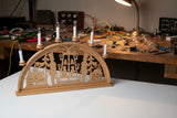 Reparatur und Elektrifizierung von Schwibbögen und Einbau von Pyramidenmotoren in Weihnachtspyramiden