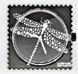Stamps- Uhr Diamond Dragonfly mit echten Swarovskisteinen