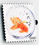 Stamps- Uhr Diamond Goldfish mit echten Swarovskisteinen