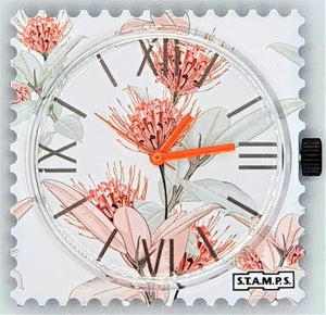 Stamps- Uhr Scarlett Wie im Baukastensystem Armband und passende Uhr zusammenstellen, Uhr einfach auf das Uhrenarmband klicken ,den Tag genießen und Komplimente einheimsen! ODER: Stamps- Uhren mit dem angebrachten Kleber an den Spiegel, ins Auto und so weiter, kleben. Größe Zifferblatt: 4,5x4,5cm 2 Jahre Garantie auf das Uhrwerk