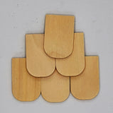 Holzschindeln Birkensperrholz  30 x 20 x 2,5mm Verpackungseinheit 100 Stück